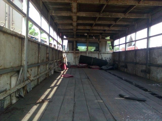 ขายกระบะบรรทุกรถมอเตอร์ไซค์ ยาว 7 เมตร พร้อมลิฟท้ายรถ