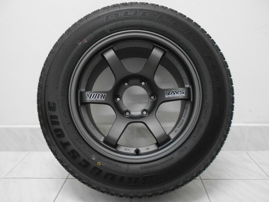 ล้อแม็ก TE37ก้านยกใหม่แกะกล่อง+ยางบริดสโตน 245/65/17ป้ายแดง