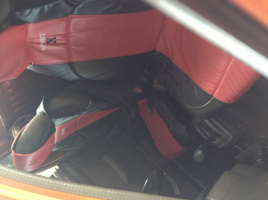 Nissan nv สีส้ม ติดแก๊สเเรียบร้อย ปี38