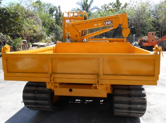 ขายรถดั๊มตีนตะขาบ MOROOKA MST600 พร้อมเครนขนาดน้ำหนัก ยก 1 ตัน เก่านอก