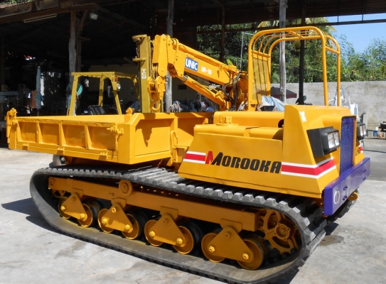 ขายรถดั๊มตีนตะขาบ MOROOKA MST600 พร้อมเครนขนาดน้ำหนัก ยก 1 ตัน เก่านอก