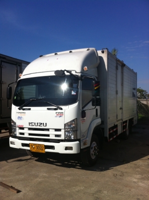 ISUZU หัวตึก FRR 210 แรง ตู้บรรทุก ยาว 5.50 เมตรยางเต็มเช็คสภาพพร้อมใช้สวยๆๆราคาคุยกันต่อรองได้