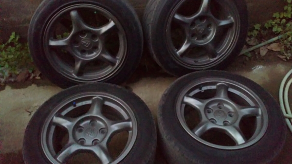 ขายล้อ RX7 ขอบ 16x8 off 50 1 ชุด