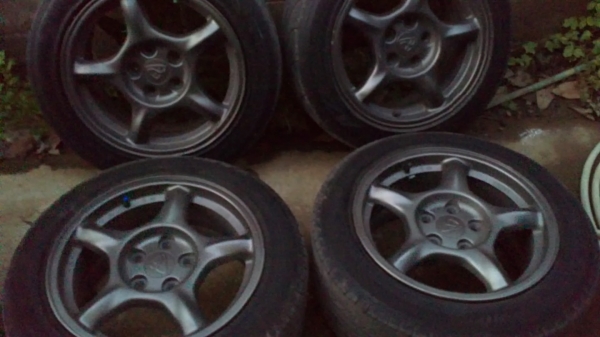 ขายล้อ RX7 ขอบ 16x8 off 50 1 ชุด