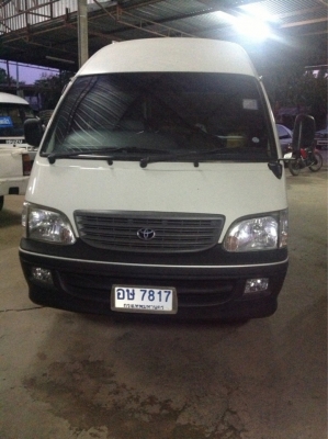 รถตู้ โตโยต้า ปี 45 ข้างใน บิ้วอิน มีแอร์บ้านแถม เป็นรถทำงานได้