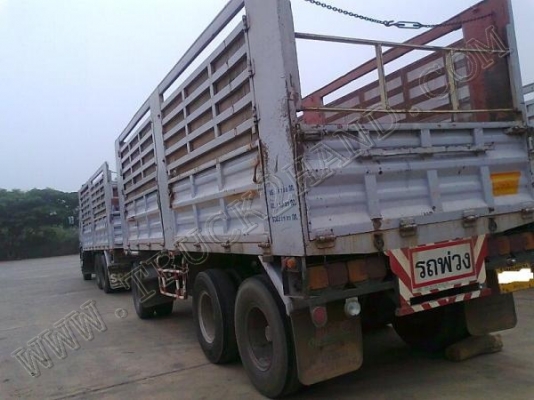 รถบรรทุกพ่วงแม่-ลูก ยี่ห้อ HINO รุ่น FM 3M 320 แรงม้า