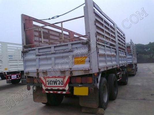 รถบรรทุกพ่วงแม่-ลูก ยี่ห้อ HINO รุ่น FM 3M 320 แรงม้า