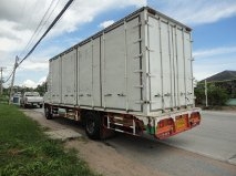 ขายรถ 6 ล้อ ตู้แห้ง 10 ปาน ยาว.7.20 เมตร MITSUBISHI TF FUSO ปี.49 ติดแก๊ส  NGV 6 ถัง