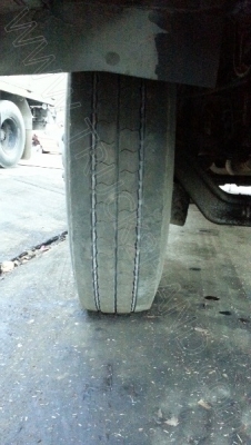 รถบรรทุก 10 ล้อ ยี่ห้อ MITSUBISHI 168 แรงม้า ติดแก๊ส NGV 8 ถัง ลักษณะถังยืน