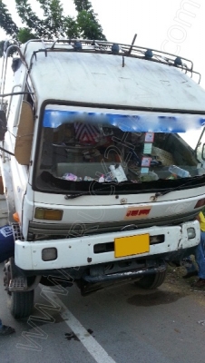 รถบรรทุก พ่วงแม่-ลูก ยี่ห้อ NISSAN ติดแก๊ส NGV 8 ถัง ลักษณะถังยืน รถบรรทุก พ่วงแม่-ลูก ยี่ห้อ NISSAN ติดแก๊ส NGV 8 ถัง ลักษณะถังยืน