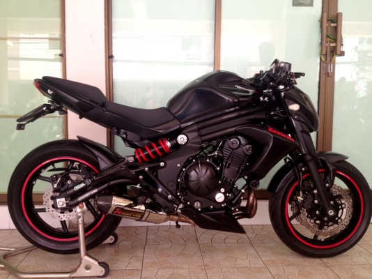 ขาย Kawasaki  ER6N ปี2013 สภาพป้ายแดง แต่งเพียบ วิ่งน้อย4xxx km. ราคา228000 บาท