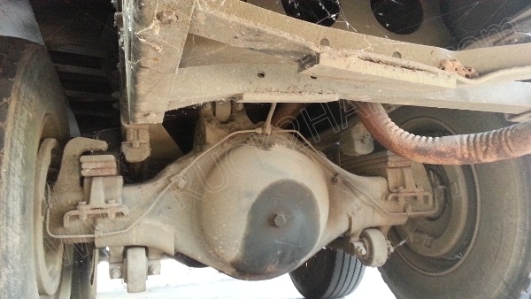 รถบรรทุกพ่วงแม่-ลูก ยี่ห้อ NISSAN  320 แรงม้า ติดแก๊ส NGV 8 ถัง ลักษณะถังยืน