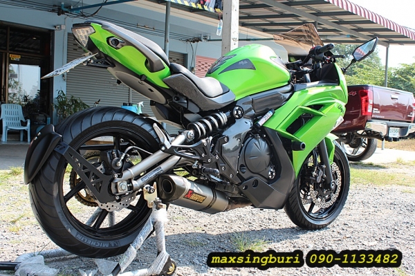 แม็กสิงห์บุรี//KAWASAKI NINJA ER6F 650CC ปี2012ABS แต่งเพียบ สวยใส ทะเบียนพร้อม 215000 ด่วน