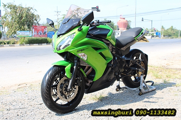 แม็กสิงห์บุรี//KAWASAKI NINJA ER6F 650CC ปี2012ABS แต่งเพียบ สวยใส ทะเบียนพร้อม 215000 ด่วน