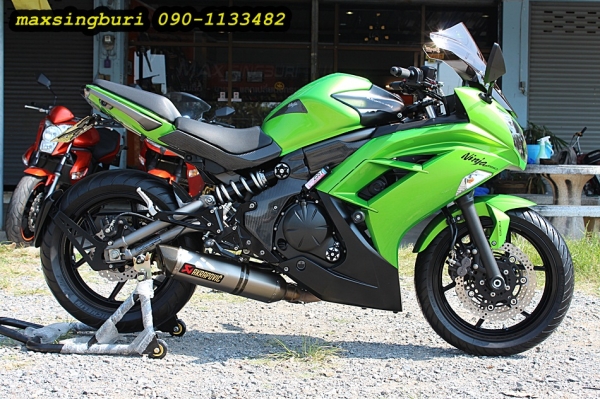 แม็กสิงห์บุรี//KAWASAKI NINJA ER6F 650CC ปี2012ABS แต่งเพียบ สวยใส ทะเบียนพร้อม 215000 ด่วน