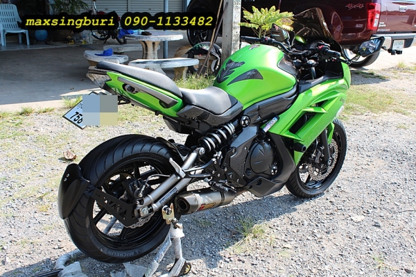 แม็กสิงห์บุรี//KAWASAKI NINJA ER6F 650CC ปี2012ABS แต่งเพียบ สวยใส ทะเบียนพร้อม 215000 ด่วน