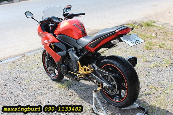 แม็กสิงห์บุรี//KAWASAKI NINJA ER6F 650CC ปี2009 ABS สภาพดี มีของแต่ง ถูกๆ 165000 ด่วน