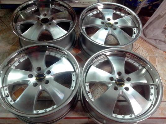 ขายแม็ก18 ห้ารู114.3กว้าง8นิ้ว มือสอง et45เงาๆ ขายถูกๆ