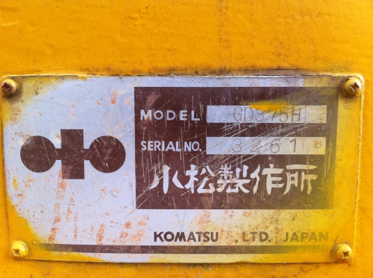 KOMATSU GD375H KOMATSU GD375H
