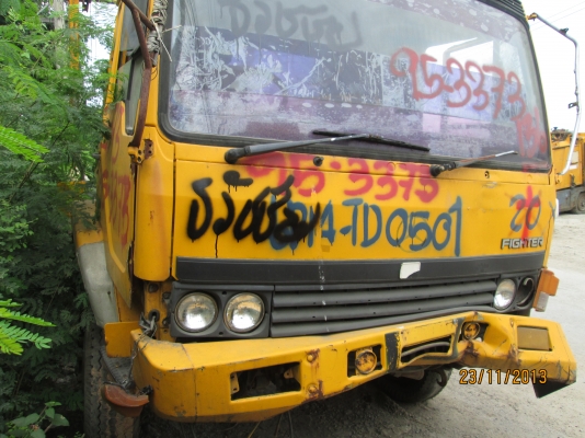 MITSUBISHI-FK455-เครื่อง6D14--ขายตามสภาพ-หัว-ครัชซี- ครัชซีสวย