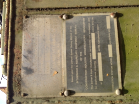 ขายแพล้นท์ยางแอสฟัลติค ยี่ห้อ Nikko รุ่น NAP1500 สภาพสวย