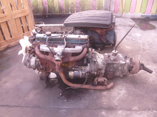 ขายเครื่องยนต์ Nissan sd33 พร้อมเกียร์