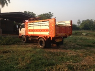 ขายรถบรรทุกหกล้อดั๊มพ์ TOYOTA ไดน่า เครื่อง ISUZU 100 แรง พวงมาลัยพาวเวอร์ แอร์ กระบะดั๊มพ์ยาว 3.50 เมตร ยาง 70\%