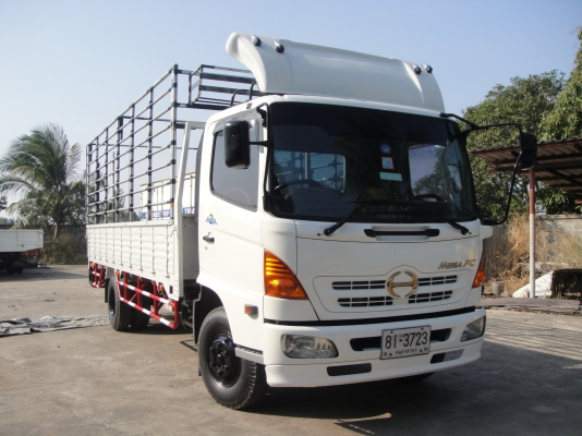 HINO FC4J ปี 2548 ยาว 5.50 เมตร กระบะคอกใหม่ ยาง 90\% รถสวย พร้อมใช้งาน