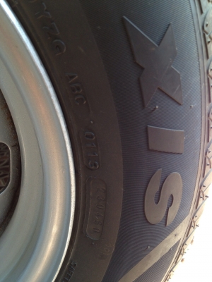 ขายยางmaxxis 195/65/15 ปี13 4เส้น วิ่งแค่1000โล