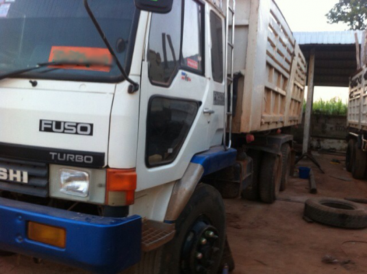 ขายรถบรรทุกสิบล้อดั๊มพ์ Mitsubishi EURO 1 เครื่อง 6D16 turbo inter กระบะโคราช มีระบบลากพ่วง