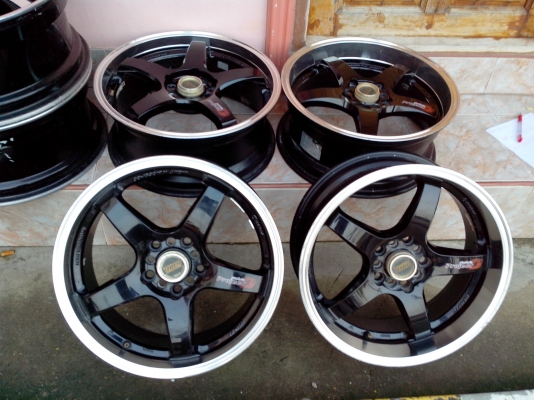 ขายแม็ก17/7/5รู114.3et35มือสองlanso สวยงาม