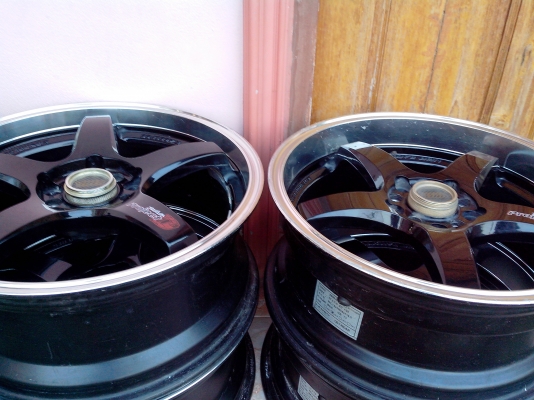 ขายแม็ก17/7/5รู114.3et35มือสองlanso สวยงาม