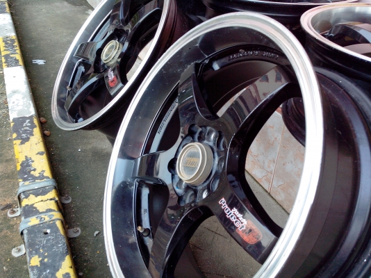 ขายแม็ก17/7/5รู114.3et35มือสองlanso สวยงาม