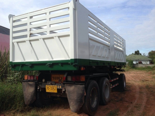 ต้องการขาย ISUZU 360HP ปี 53 ดั๊มแม่-ลูก คอกกะบะสามมิตร ลูก3เพลา