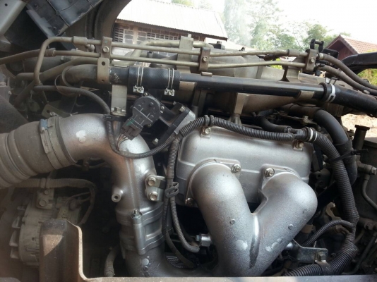 ต้องการขาย ISUZU 360HP ปี 53 ดั๊มแม่-ลูก คอกกะบะสามมิตร ลูก3เพลา