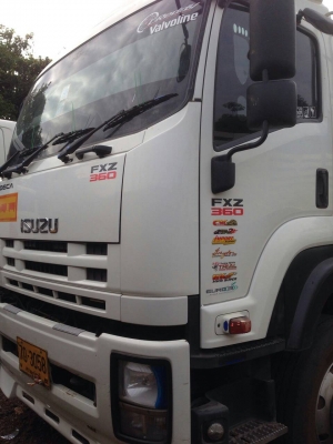 ต้องการขาย ISUZU 360HP ปี 53 ดั๊มแม่-ลูก คอกกะบะสามมิตร ลูก3เพลา