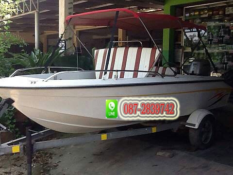 ขาย เรือเร็วพร้อมเครื่อง HONDA จำนวน 50 แรงม้า 4 จังหวะ รุ่นสุดท้าย