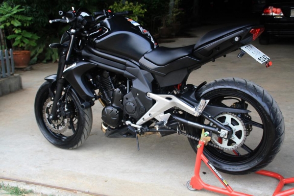 ขาย ER 6 N ปี 2013 เดือน พฤษภาคม วิ่ง 5XXX สีดำ ท่อสูตร สภาพสวย 209000