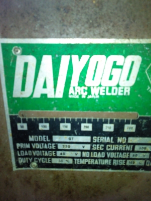 ตู้เชื่อมDaiyogo 300 ตู้เชื่อมDaiyogo 300