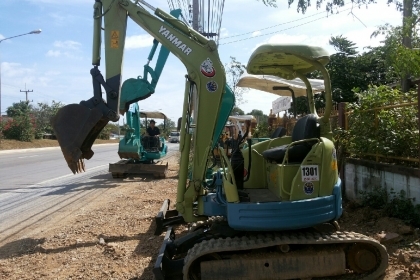 รถขุด-ดัน YANMAR VIO 30 { ปั้มนิ้ว } ( มีVDOให้ชม ) รถเก่านอกมีเอกสารแจ้งจำหน่าย สภาพพร้อมใช้งาน