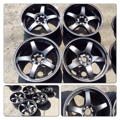 ขายแม็กมือ2ขอบ17 Lenso Project D 4รู100/114 หน้าตื้น หลังลึก ราคา 6,900 บาทถูก