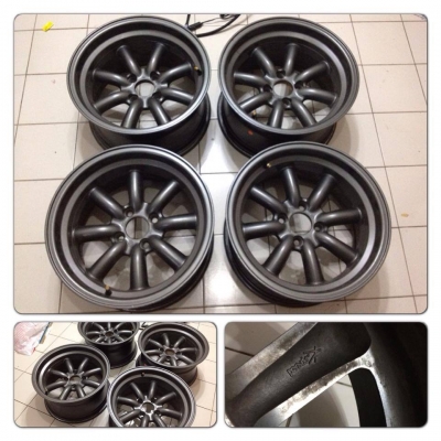 ขายล้อกล้วย(Kspeed) กว้าง8 ออฟ 0 ขอบ15 4/100 ราคา 8,900 B ถูก