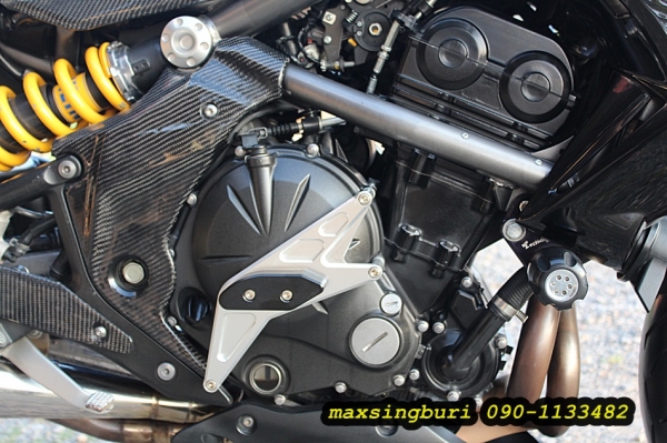 แม็กสิงห์บุรี//KAWASAKI ER6N 650 ปี2009 สภาพหล่อๆ แต่งเพียบ ล้อโตๆ ใหม่ๆ ทะเบียนพร้อม 169000