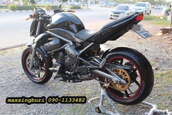 แม็กสิงห์บุรี//KAWASAKI ER6N 650 ปี2009 สภาพหล่อๆ แต่งเพียบ ล้อโตๆ ใหม่ๆ ทะเบียนพร้อม 169000