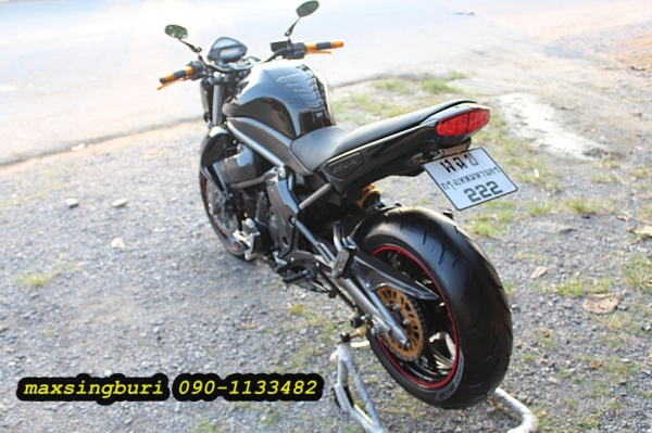 แม็กสิงห์บุรี//KAWASAKI ER6N 650 ปี2009 สภาพหล่อๆ แต่งเพียบ ล้อโตๆ ใหม่ๆ ทะเบียนพร้อม 169000