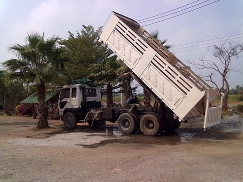 ขายสิบล้อFUSO TURBO TF-61XX ปี46 ดั้มสามมิตร พร้อมชุดลากพ่วง