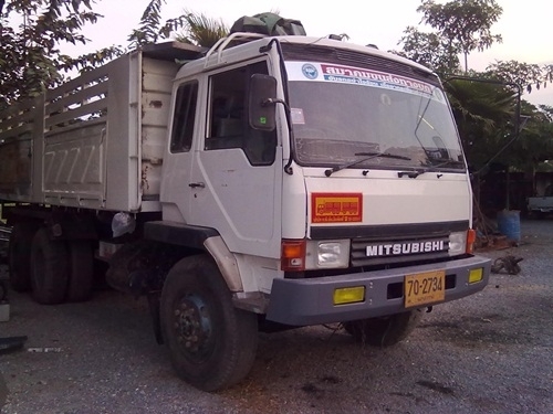 ขายสิบล้อFUSO TURBO TF-61XX ปี46 ดั้มสามมิตร พร้อมชุดลากพ่วง