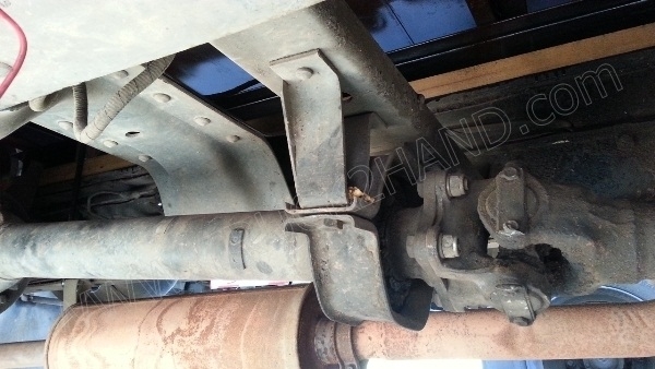 รถบรรทุก 10 ล้อ ยี่ห้อ HINO 168 แรงม้า ติดแก๊ส NGV 8 ถัง ลักษณะถังยืน