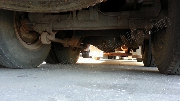 รถบรรทุก 10 ล้อ ยี่ห้อ HINO 168 แรงม้า ติดแก๊ส NGV 8 ถัง ลักษณะถังยืน