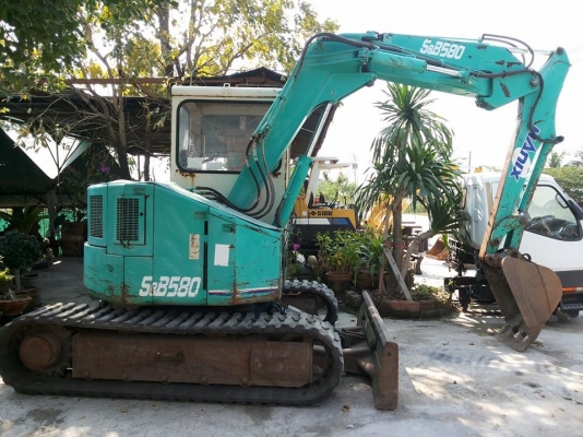 ขายแบคโฮ EXCAVATOR แบบ S&amp;13580 เก่านอกสภาพสวย เครื่องดี ปั๊มแรง ปั๊มนิ้ว ระบบไฟฟ้ายังเหลือครบ ราคาไม่แพง